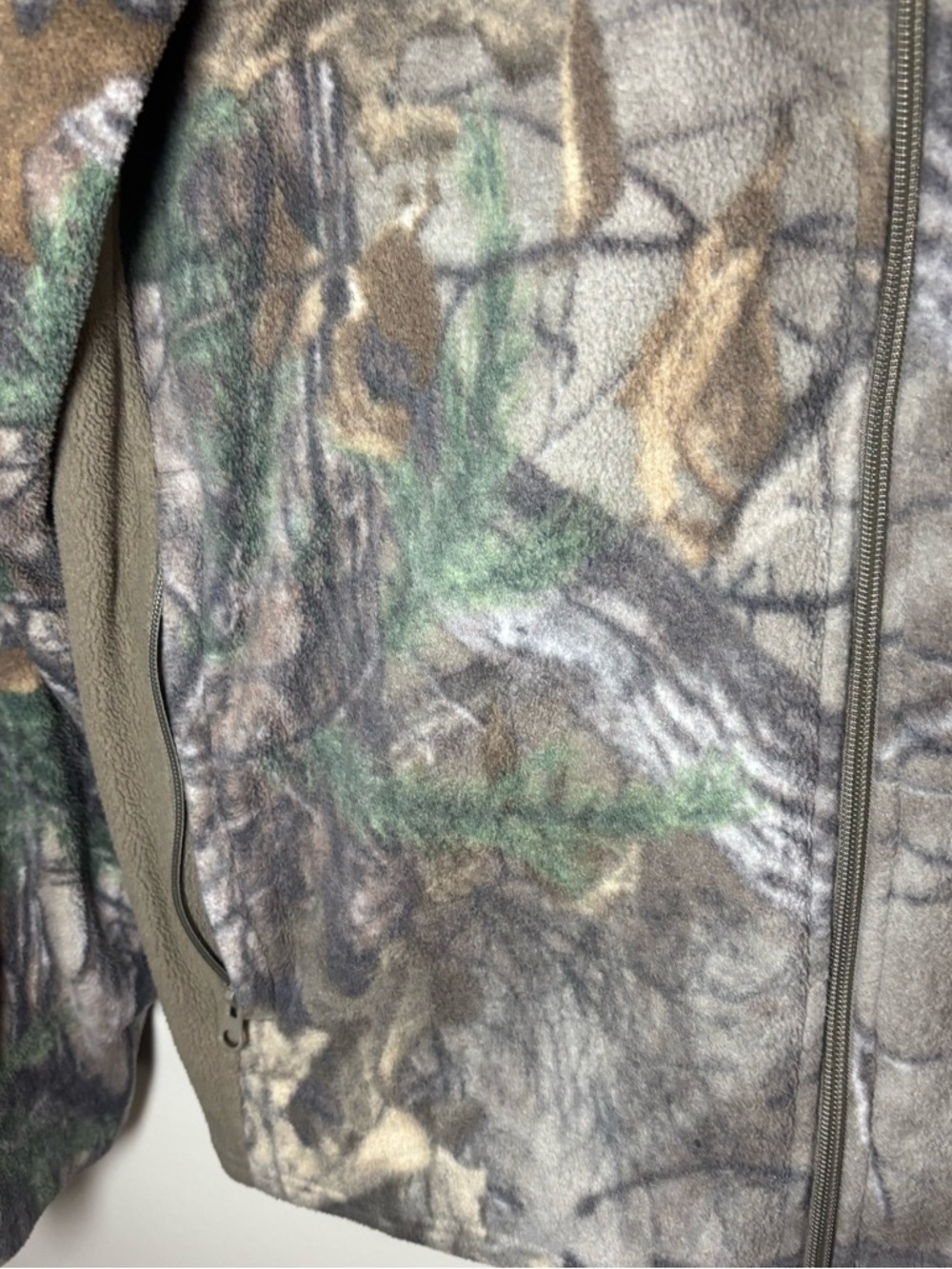 Realtree Camo Performance Jacket in Brown, Green, Gray - Picture 4 of 6